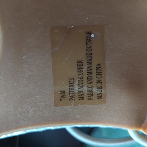 Rampage Patience Silver T Strap sandals 7.5 M Glitz Glam Summer - Picture 9 of 12